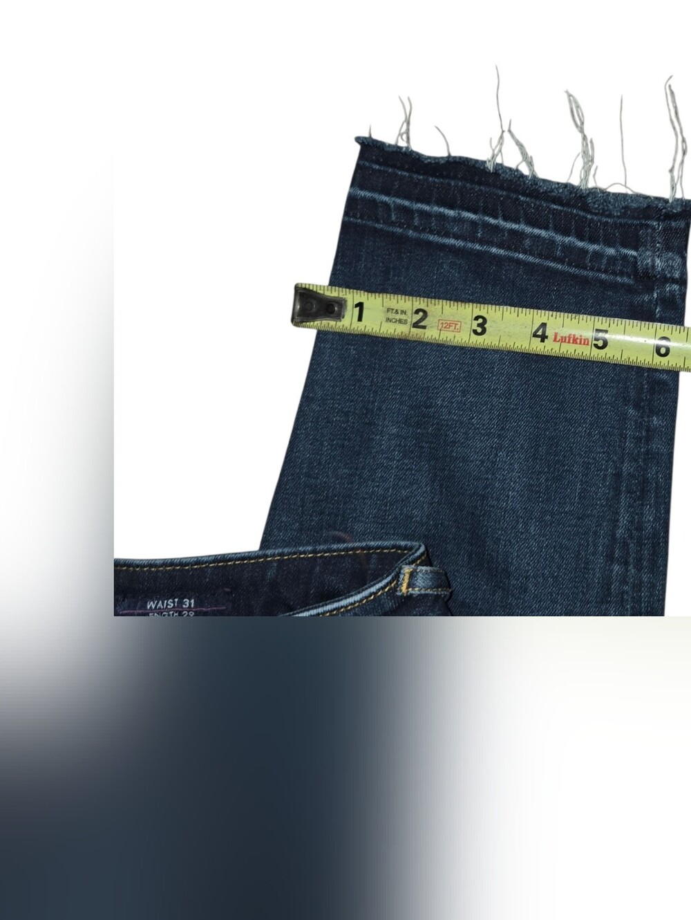 Women’s Mid-Blue Distressed Slim Jeans - Picture 5 of 10